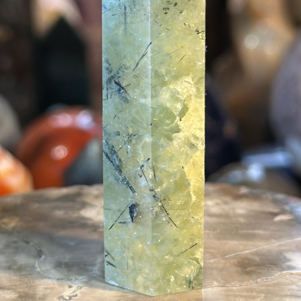 Prehnite Crystal Point! - Picture 10 of 11